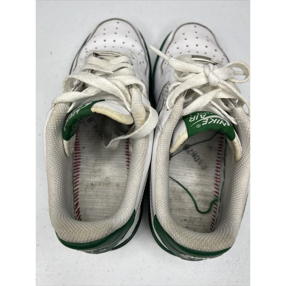 Nike Air Force 1 Low Sneaker Shoes GS 314192-996 White Pine Green‎ Youth Sz 5Y